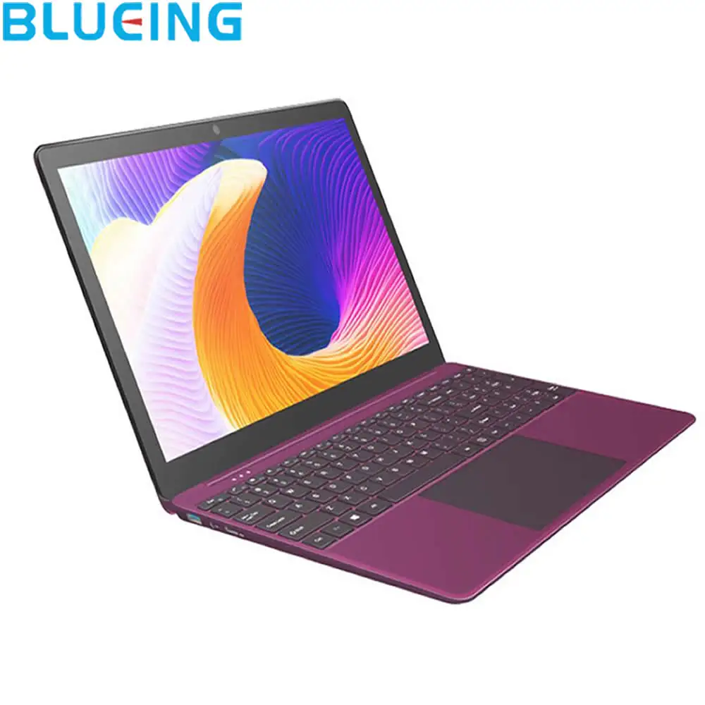 Ноутбук latpops 15 6 дюйма с фиолетовым металлическим корпусом 6G 64G SSD HD 1920*1080 Windows 10 WIFI