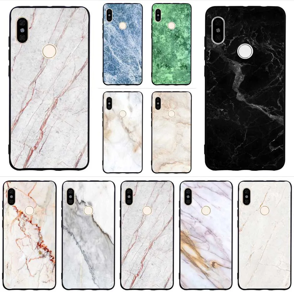 

Print Pure Marble Phone Cover for Xiaomi Redmi Note 6 Case 5 Pro 4A 5 Plus 5A Prime 4X 6A Cases Back A7