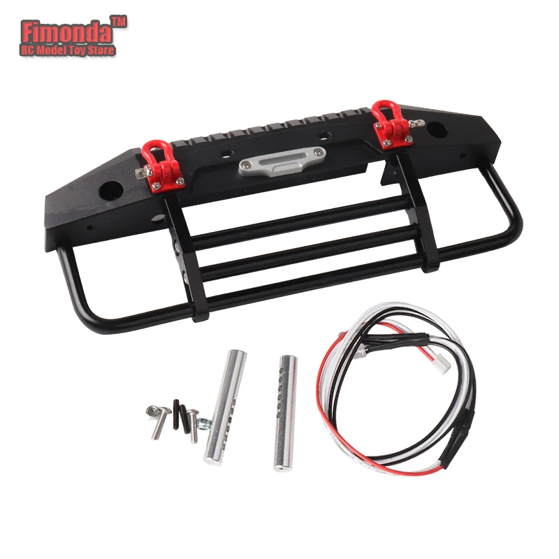 

Fimonda For 1/10 RC car CJG245 TRX4 TRX-4 D90 tracked vehicle update parts Trx-4 front bumper 1PCS plastic front bumper parts