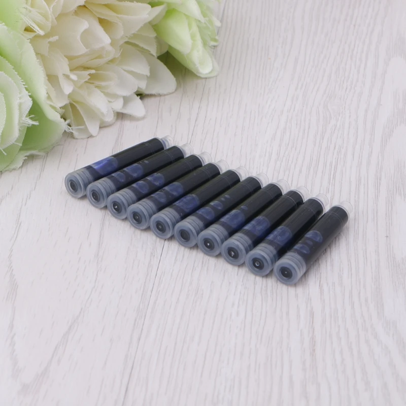 

10 Pcs Fountain Pen Ink Cartridge Blue Words Automatic Disappear Saves Paper