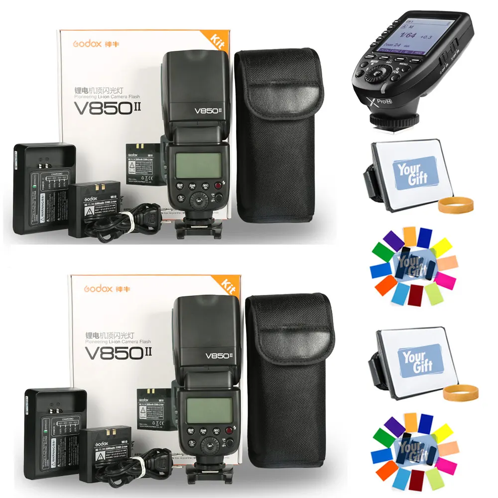 Godox Camera Flash V850II+Xpro-F Kit For Fuji (6)