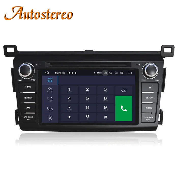 Discount Autostereo Android 9.0 RAM Car GPS Navigation For Toyota RAV4 2013 2014 2015 Auto multimedia Radio tape recorder Car DVD player 4