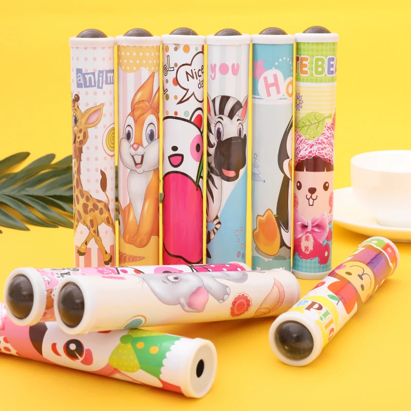 

Cartoon 3D Kaleidoscope Imaginative Fancy Colorful World Magic Toddler Sensory Educational Toys For Children Gifts