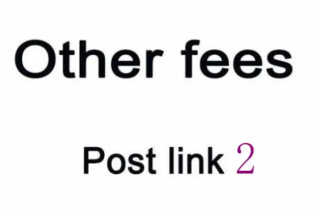 

1pcs-Other fees post link 2 difference postage