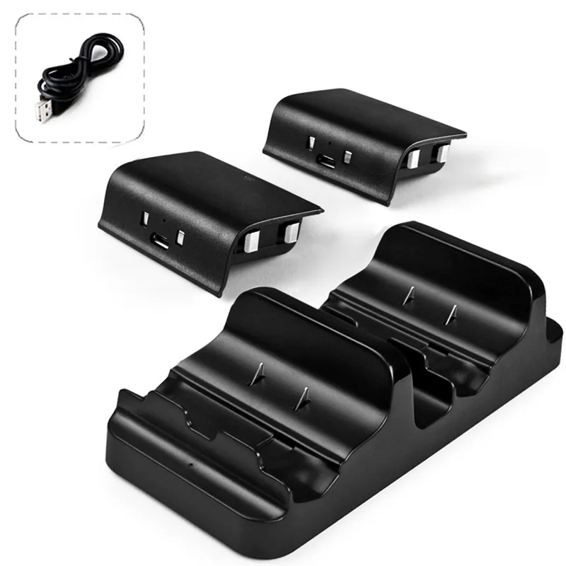 Digitalworld Dual Charging Dock Controllers Charger + 2 Rechargeable Battery Packs For XBOX One