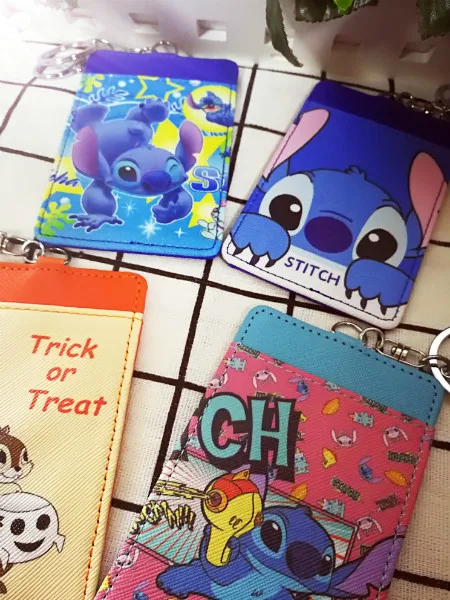 Кошелек плюшевый в виде кукол IVYYE Stitch Series мягкий Миниатюрный держатель для карт