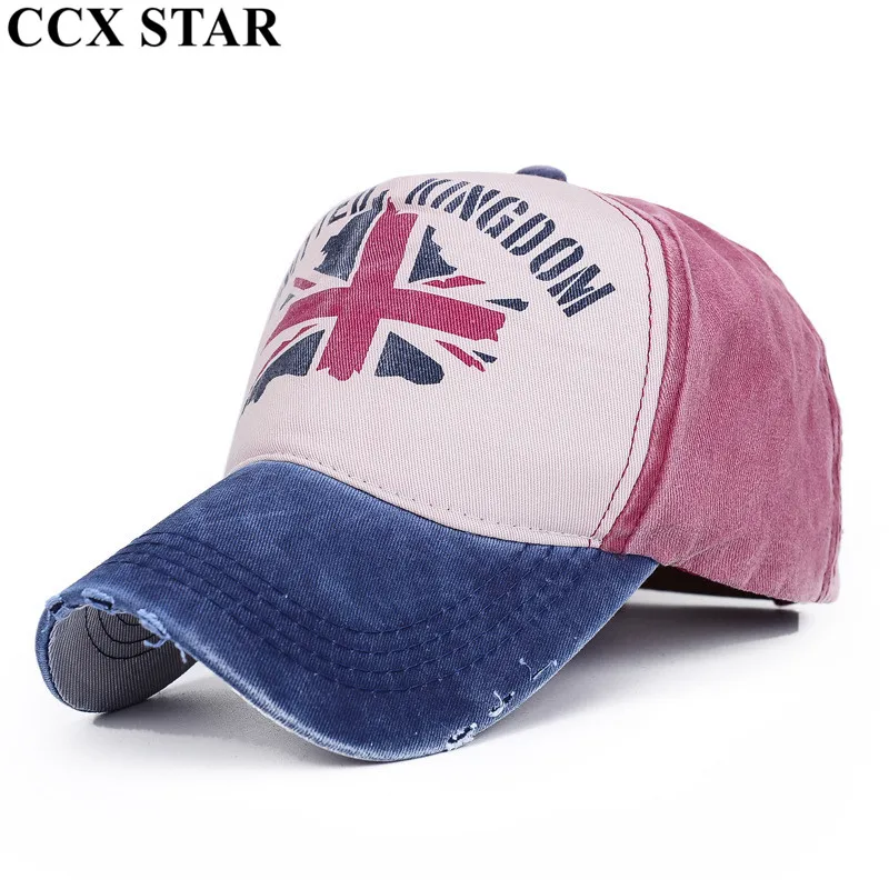 CCX STAR Cotton Baseball Caps UK Flag Women Snapback Fashion Hat Hombre Cappello Men Casquette