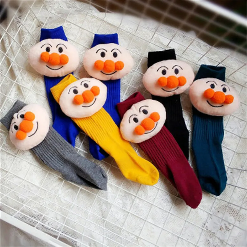 

Fashion children's socks big face socks creative socks fashion cute trend avant-garde cotton material multiple colors