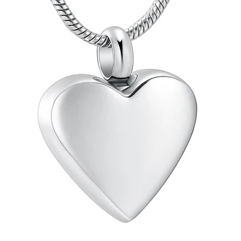 

K10036 Always in My Heart Cremation Jewelry for Ashes Pendant Stainless Steel Keepsake Memorial Urn Necklace for Ashes