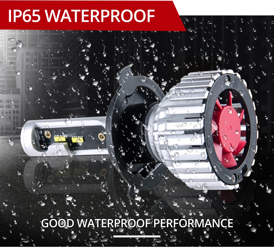 Foxcnsun Auto ampoule H7 LED H4 Car Headlight Lamp ZES 8000LM H11 H8 H9 9006 HB4 9012 Hir 9005 HB3 12V 24V 60W 6500K Hi Lo beam (11)