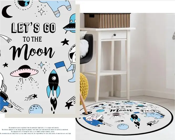 Fresh Round Rug Cartoon Carpet Universal Animals Round Carpet Computer Chair Floor Pad Floor Mat for Bedroom Kids Floor Pad Fresh Round Rug Cartoon Carpet Universal Animals Round Carpet Computer Chair Floor Pad Floor Mat for Bedroom Kids Floor Pad