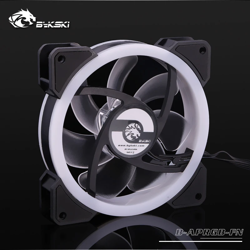 Bykski B APRGB FN RGB 12v 4pin вентиляторы диафрагмы вентилятор охлаждения 12 см совместим с