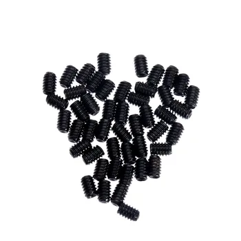

50PC/set M2x 3mm Metric Thread Carbon Steel Allen Head Hex Socket Grub Screws Bolts Fasteners Self-tapping Screw Socket Head set
