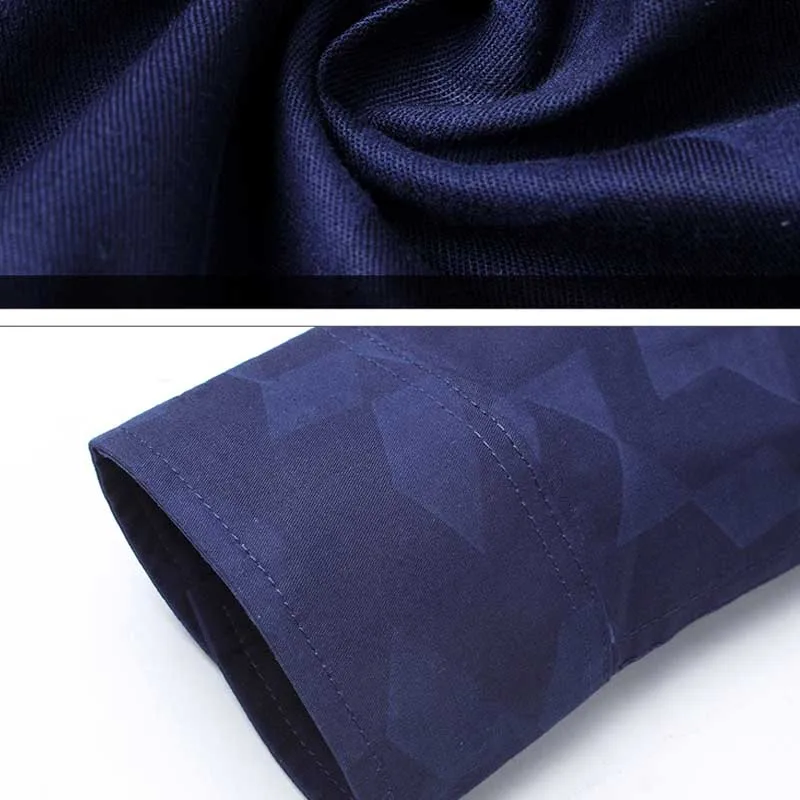 Платье рубашки мужской высокое качество с длинным рукавом Slim Fit Бизнес Повседневная рубашка Для мужчин s деловые рубашки в повседневном