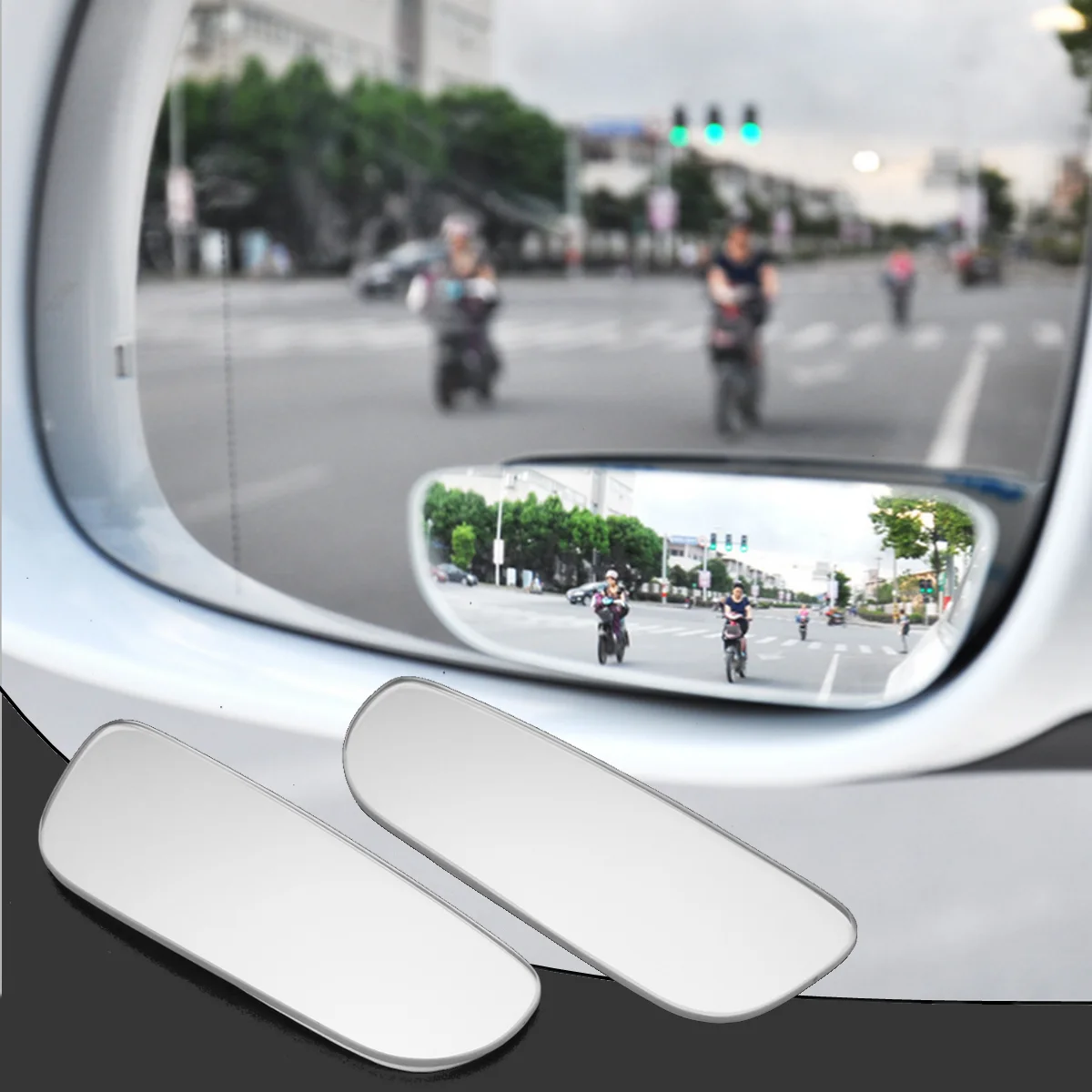 2 шт Универсальный Авто 360 широкий угол слепое пятно зеркало Широкий Угол Заднего вида автомобильное боковое зеркало регулируемый
