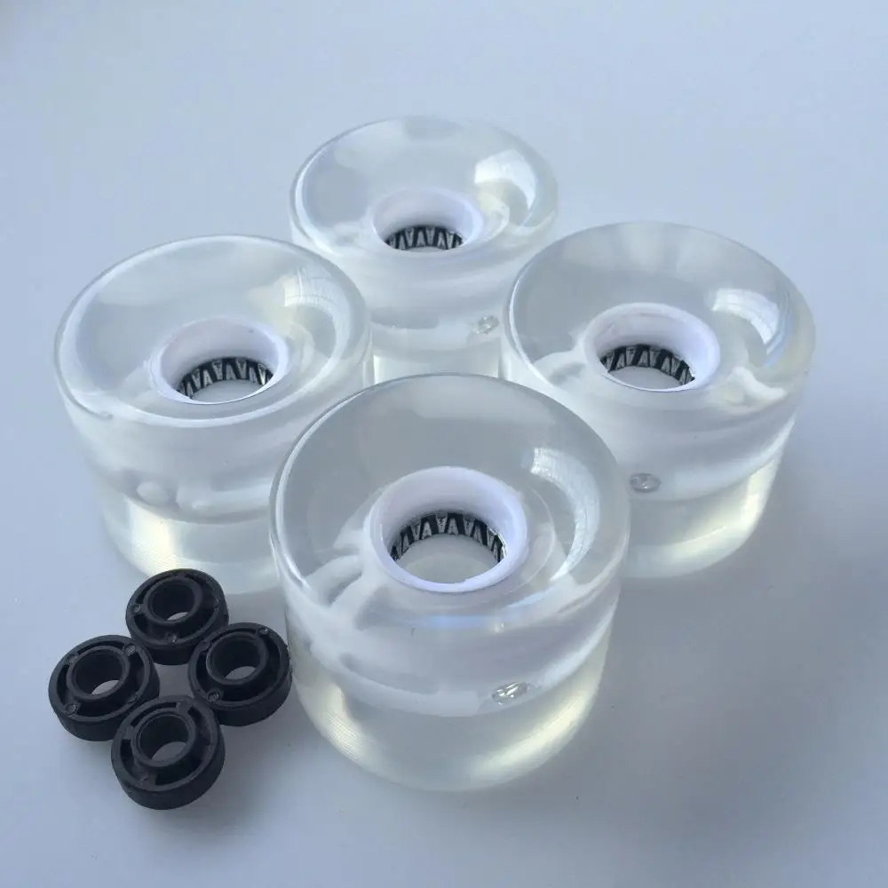 4 шт. светодиодные колеса для скейтборда 60 х45 мм|skateboard parts|light modernlight up wine glasses |