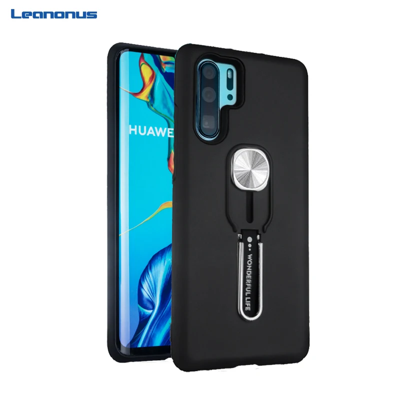 

Armor Metal Ring Case for Huawei P30Pro P30 Case Hybrid PC Silicone Hidden Holder Cover for Huawei Mate 20Lite Honor 9 Lite Capa