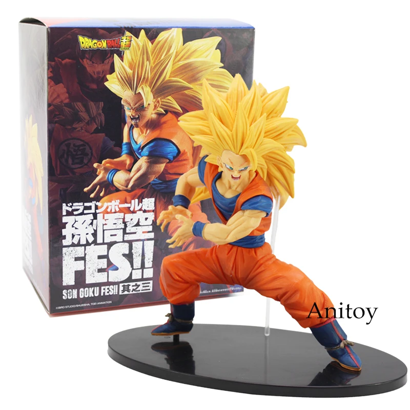 

Dragon Ball Z Super Saiyan 3 Son Goku FES!! Dragon-Ball PVC Figure Collectible Model Toy 18cm