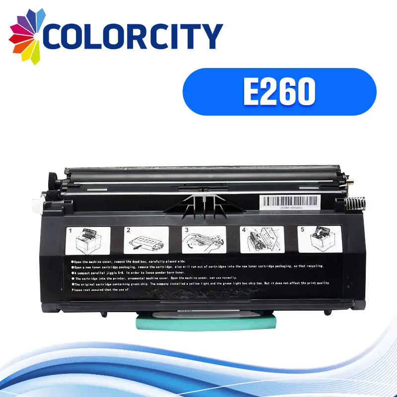 COLORCITY compatible toner cartridge replacement for Lexmark E260 E360