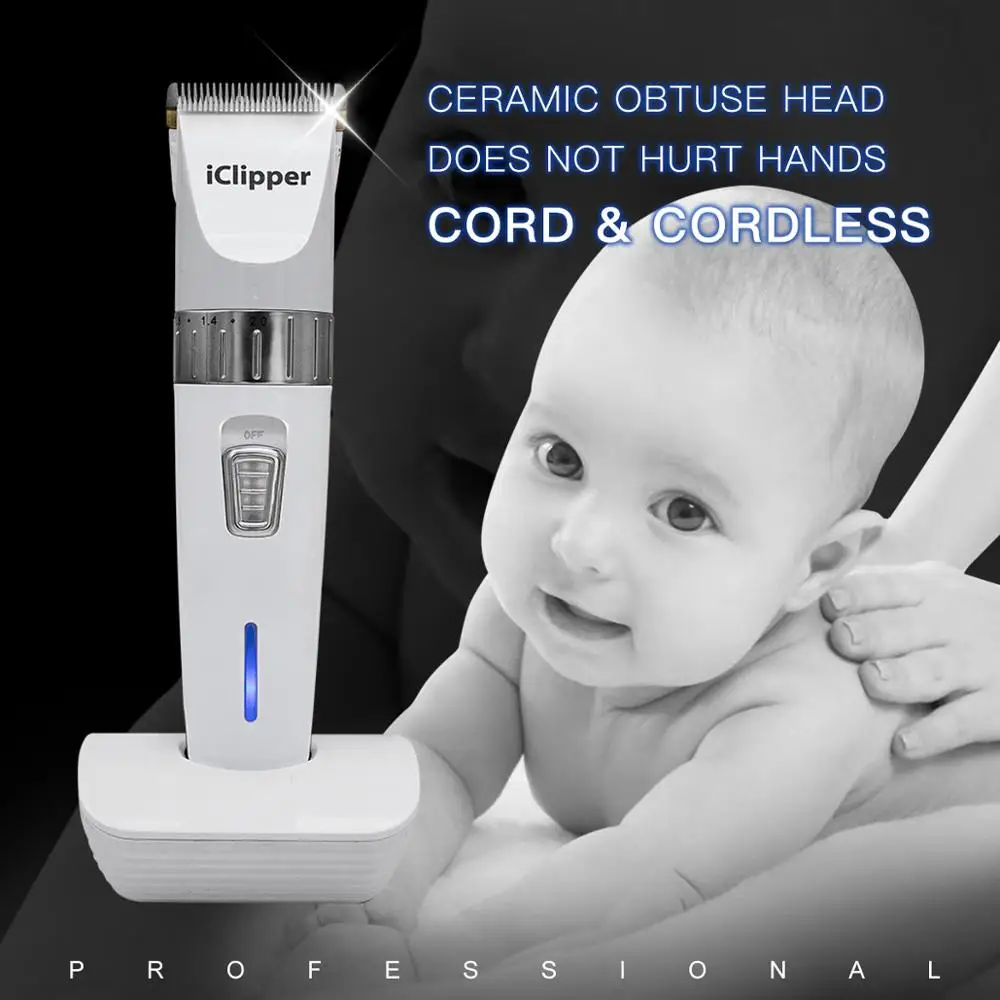 

GOBO NEW professional hair clipper electric hair trimmer hair cutting machine beard haircut clipper rechargeable 2000mAh battery
