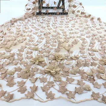 

African Lace Fabric 2019 Embroidered Nigerian Laces Fabric Bridal High Quality French Tulle Lace Fabric For Wedding rf11-47