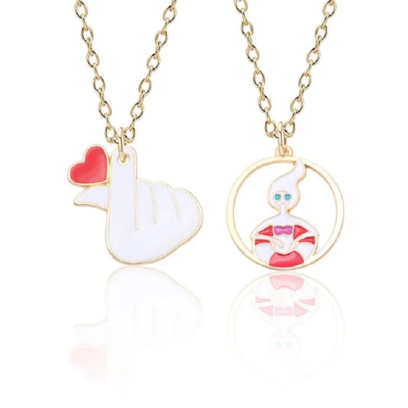 

Exquisite fashion cute necklace jewelry alloy simple pendant swimsuit beauty than heart-shaped hanging necklace