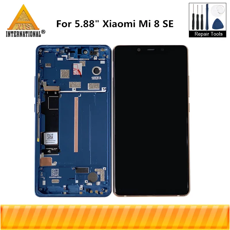 Axisмеждународная рамка для Xiaomi Mi8 SE оригинальный Amoled ЖК дисплей + сенсорный