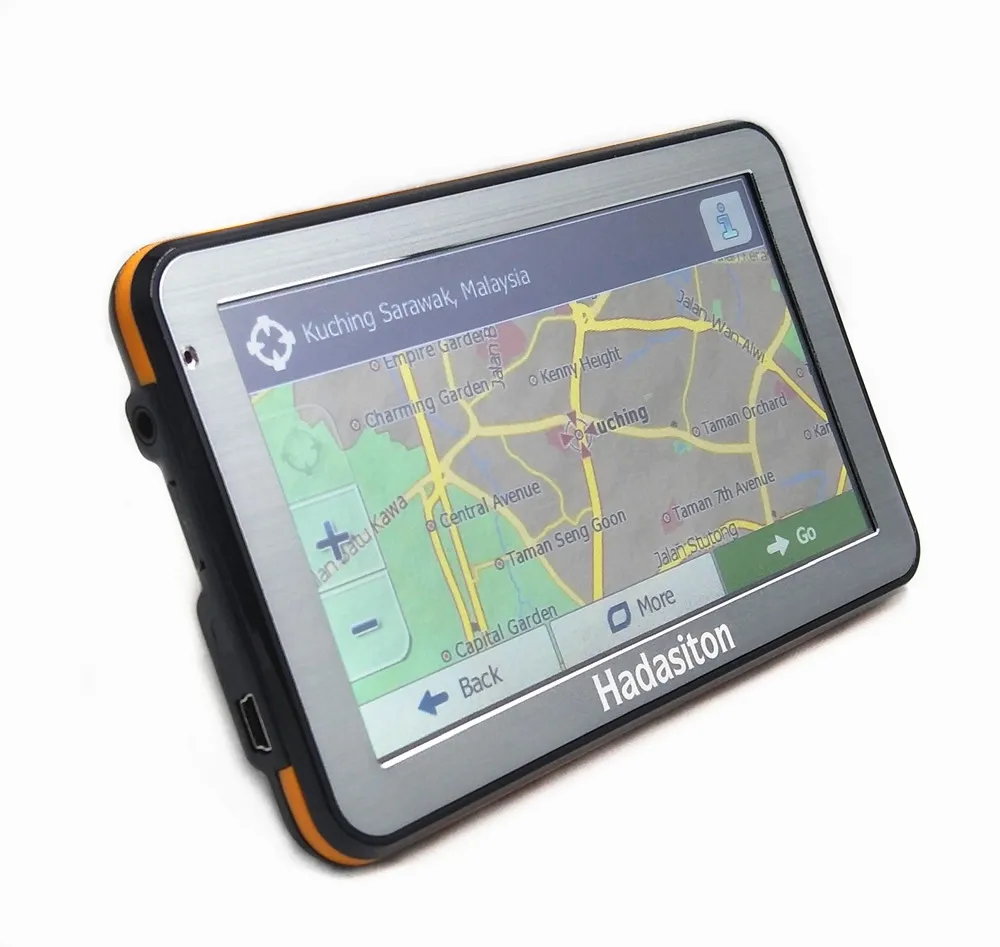 Hot sale 5" Touch Screen Car GPS Navigation CPU800M 128M/4GB+FM Transmitter+Free latest mapsin