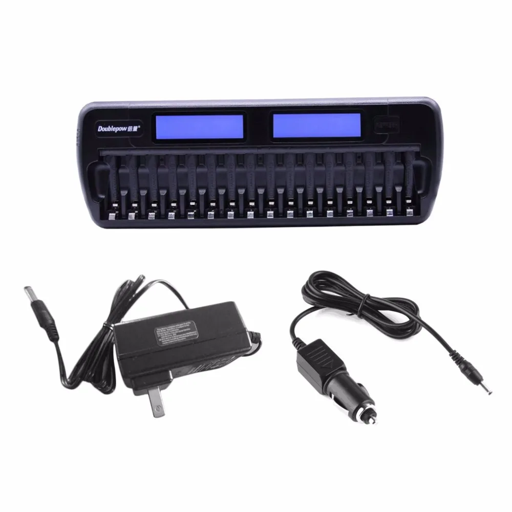 

Doublepow 16 Slots Battery Charger LCD Display Smart Charger Rapidly Effectively Charging For AA AAA Ni-CD/Ni-MH Battery