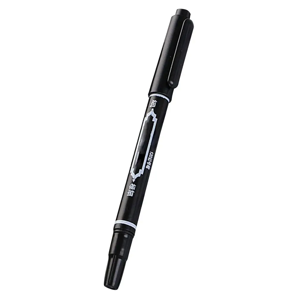 Перманентные двухглавые маркерные ручки, водонепроницаемые двухконцевые ручки, быстросохнущие, сделай сам, живопись, детский вкладыш, ручка, масляные ручки, канцелярские принадлежности, подарок