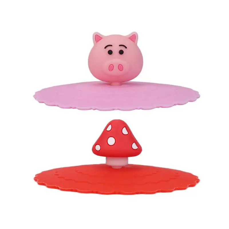 

Silicone Stretch Heat-resistant Dust-proof Sealed Tea Cup Lids Bowl Cover