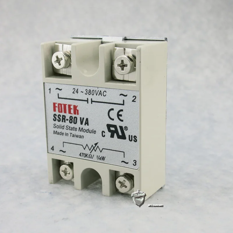 Solid State Relays SSR 80VA 80A 500K Ohms to 24 380V AC SSR 80VA Relays