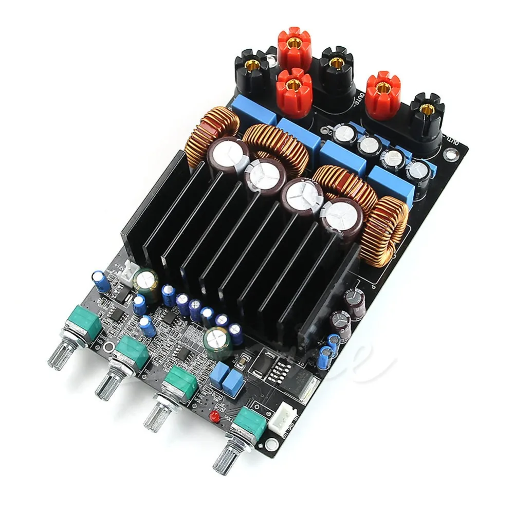 OOTDTY OPA1632DR TL072 TAS5630 2.1 300W+150W+150W 470UF/100V Class D Digital Amplifie