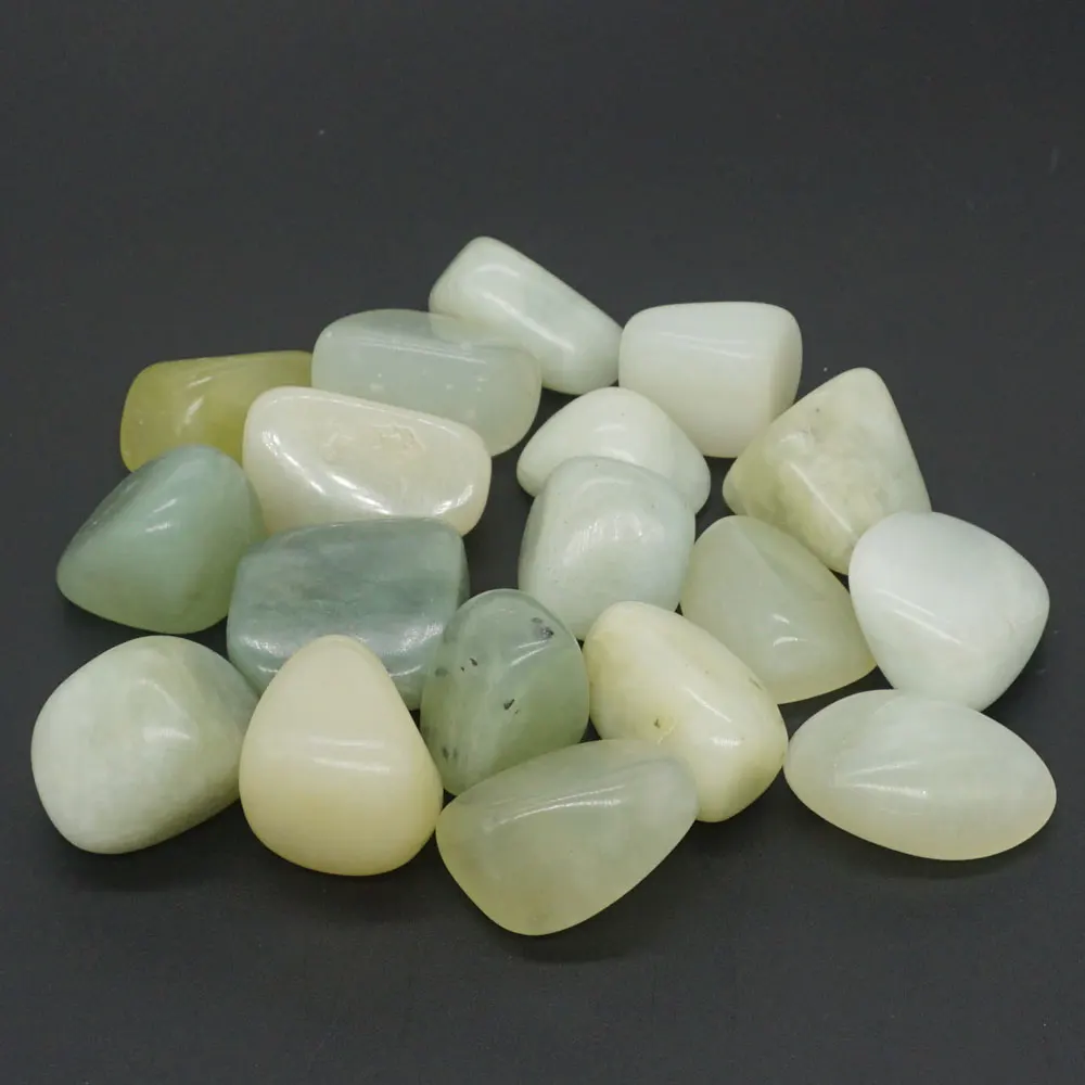 

Xiuyu Jade Tumbled Stone Irregular Polished Natural Rock Quartz Chakra Healing Decor Minerals Collection