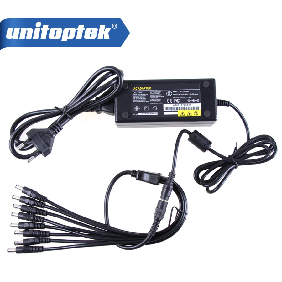9 Port 5A 12V Power Supply Box CCTV Camera 8 CH camera system