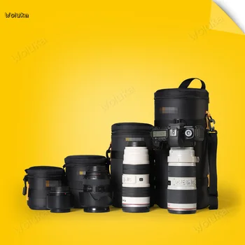 

SLR camera lens bag barrel photography belt liner protective sleeve storage pockets thickened anti - collision CD50 T07