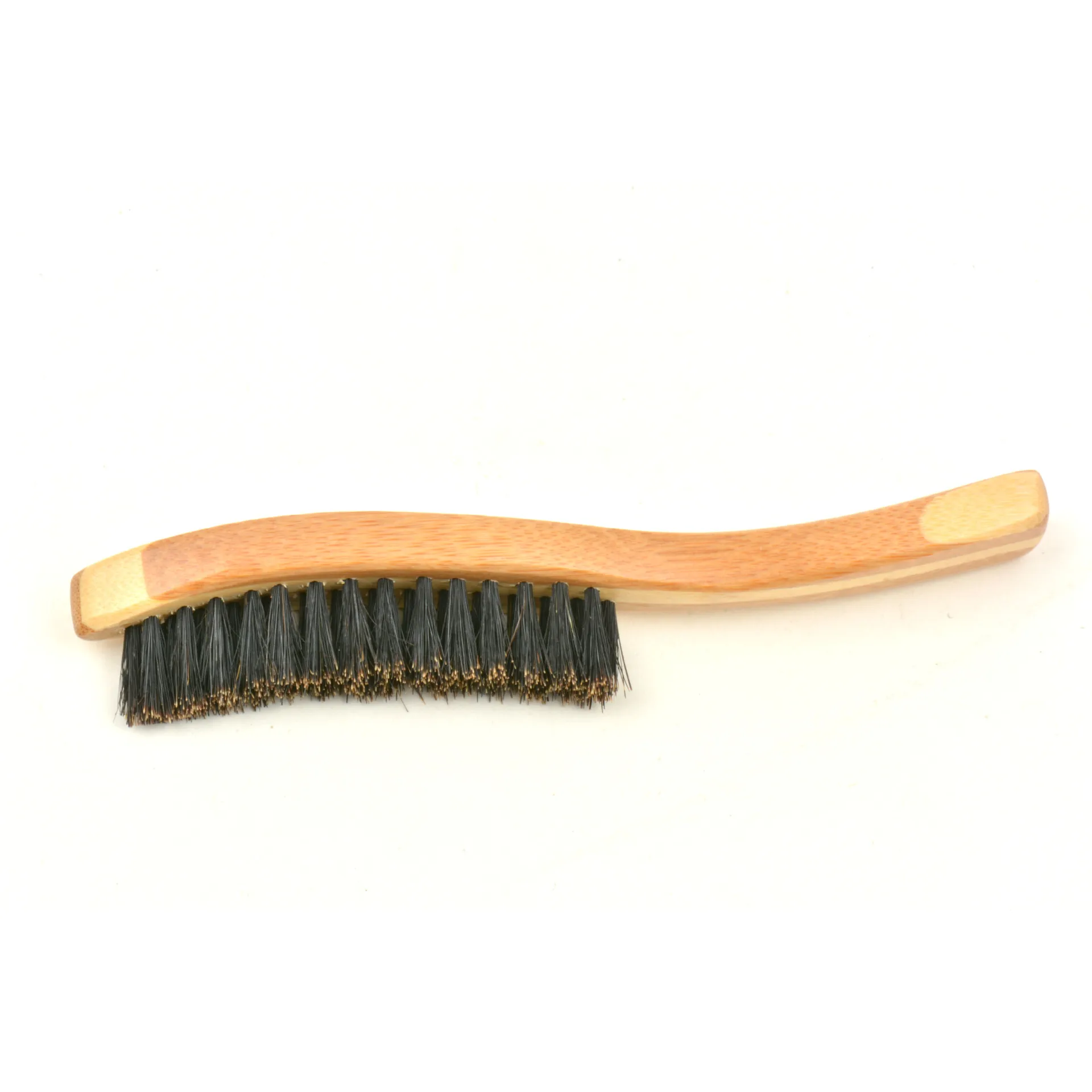 1 PCS Top Quality Bamboo Handle Beard Styling Brush For Men Practical Facial Hair Cleaning Tool 1
