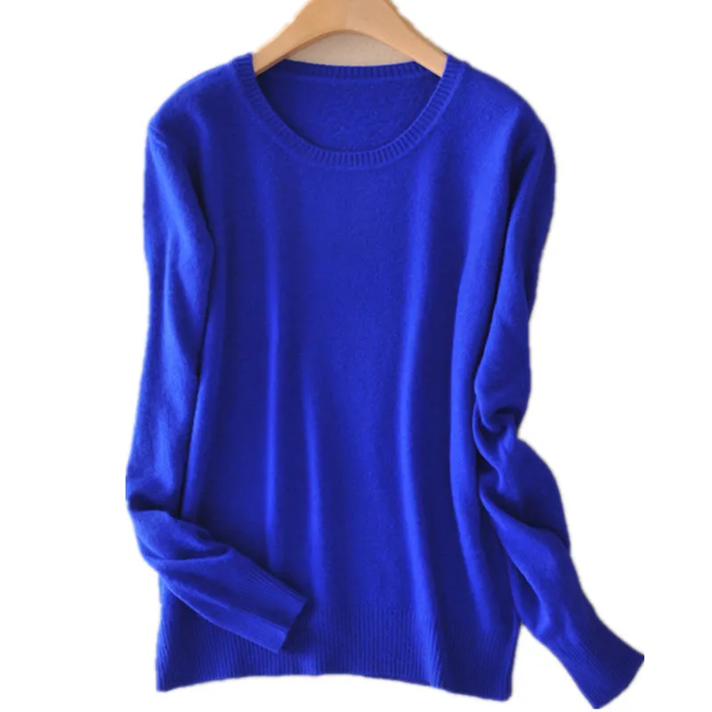 Women's Winter Sweater Round Neck Pullover Sweater Solid Color Female Slim Bottoming Shirt Long Sleeves Knitted Sweaters Ladies Women's Winter Sweater Round Neck Pullover Sweater Solid Color Female Slim Bottoming Shirt Long Sleeves Knitted Sweaters Ladies