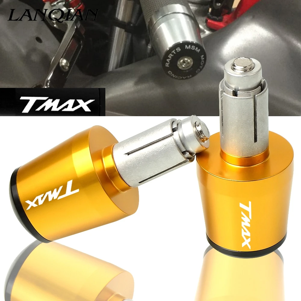 CNC мотоцикл руль ручки концы Ручка Бар колпачок торцевые вилки для YAMAHA TMAX T MAX 500 530
