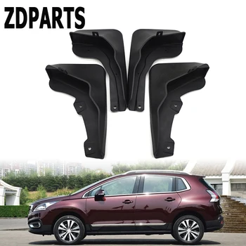 

ZDPARTS Car Front Rear Mudguards For Peugeot 3008 Mk2 GT 2017 2018 Accessories Splash Guard Styling Fenders 1Set/4Pcs Mudflaps