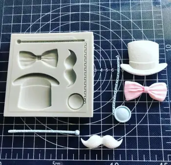 

Cake Tools 1 pc magic hat silicone Mold mould sugar craft fondant cake decorating mould baking tool