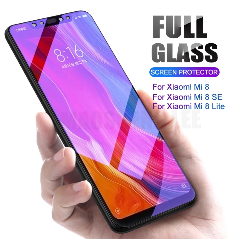 Защитное стекло закаленное 9H 2.5D для Xiaomi Mi 8 SE 2 шт./лот|Защитные стёкла и плёнки| |