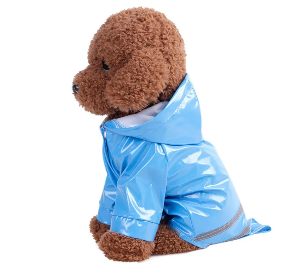 Dog Raincoat Pet Poncho with Hood Waterproof Rain Coat Jacket for Small Dogs |