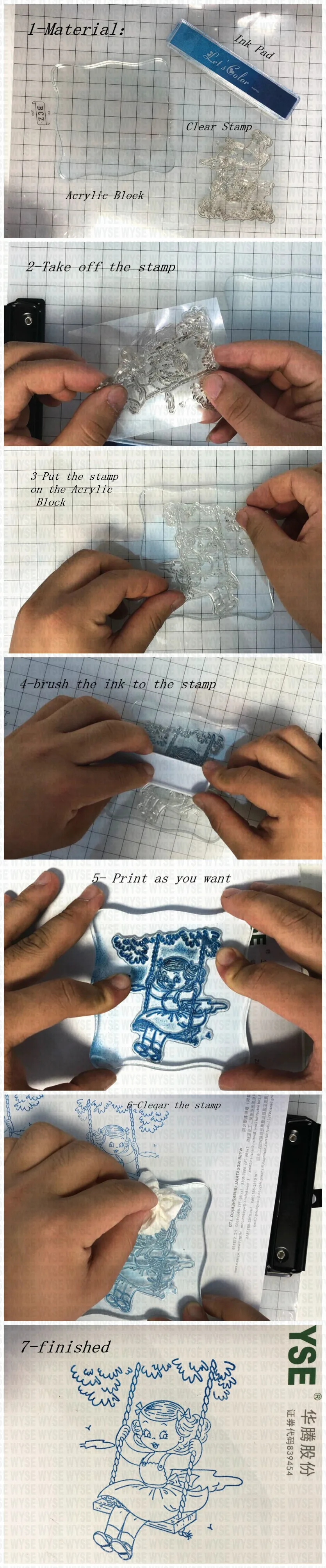 instructiom of acrylic
