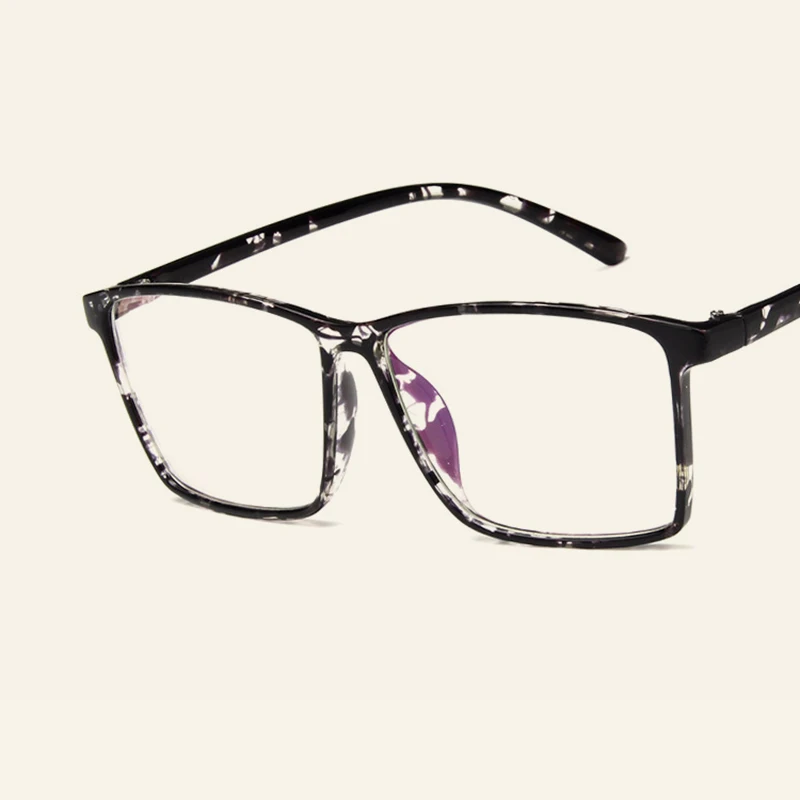 Simple Style Big Frame Spectacles Men Women Fashion Casual Myopia ... Big Frame Prescription Glasses
