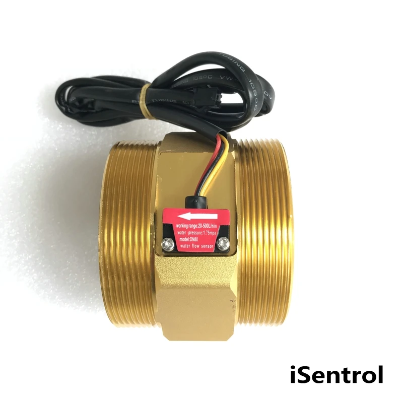 YF B10 DN80 iSentrol Датчик потока с эффектом Холла воды 20 3% л/мин BSP G3 &quotрезьбовой конец