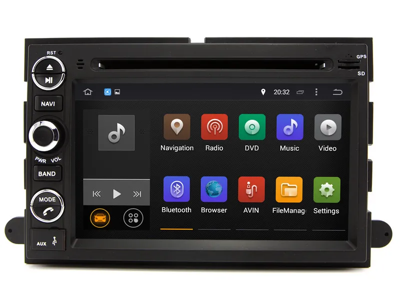 Sale Android 7.1 Car DVD Player GPS Navigation for Ford Fusion Explorer F150 Edge Expedition Mustang with Radio BT USB WIFI 2G RAM 0