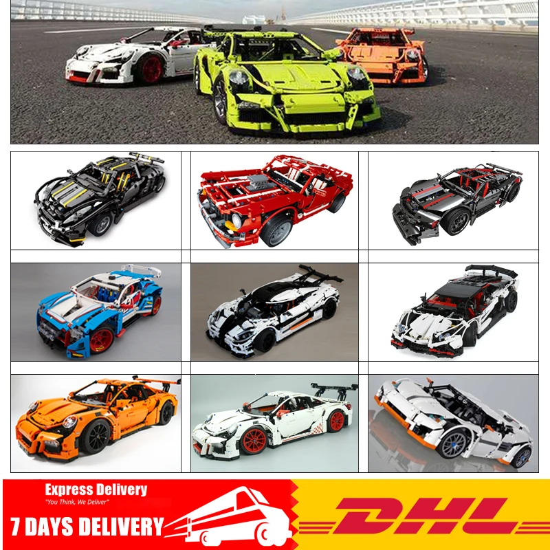 

DHL Wowpa Technic 20033 20052 20053 20087 23002 23006 23018 Buillding Blocks Bricks Model Toys Clone Legoinglys 42065 42056 5530