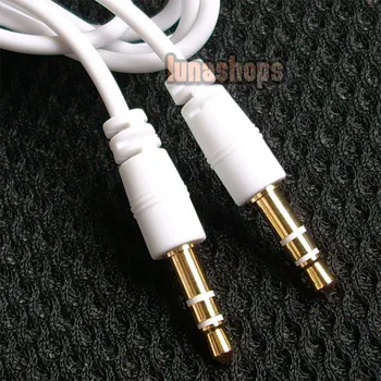 

LN000526 WHITE 3.5MM MALE TO STEREO AUDIO EXTENSION CABLE CORD 1M