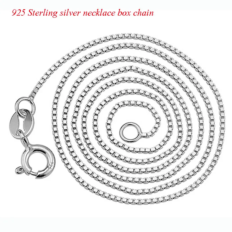 s925 sterling silver box chain neclace (8)